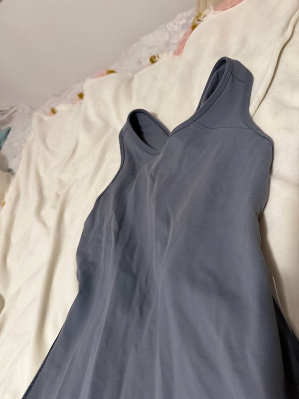 lululemon athletica Picnic Play Cross-Back Midi Dress Steamboat Blue Women’s 10 - Picture 3 of 6